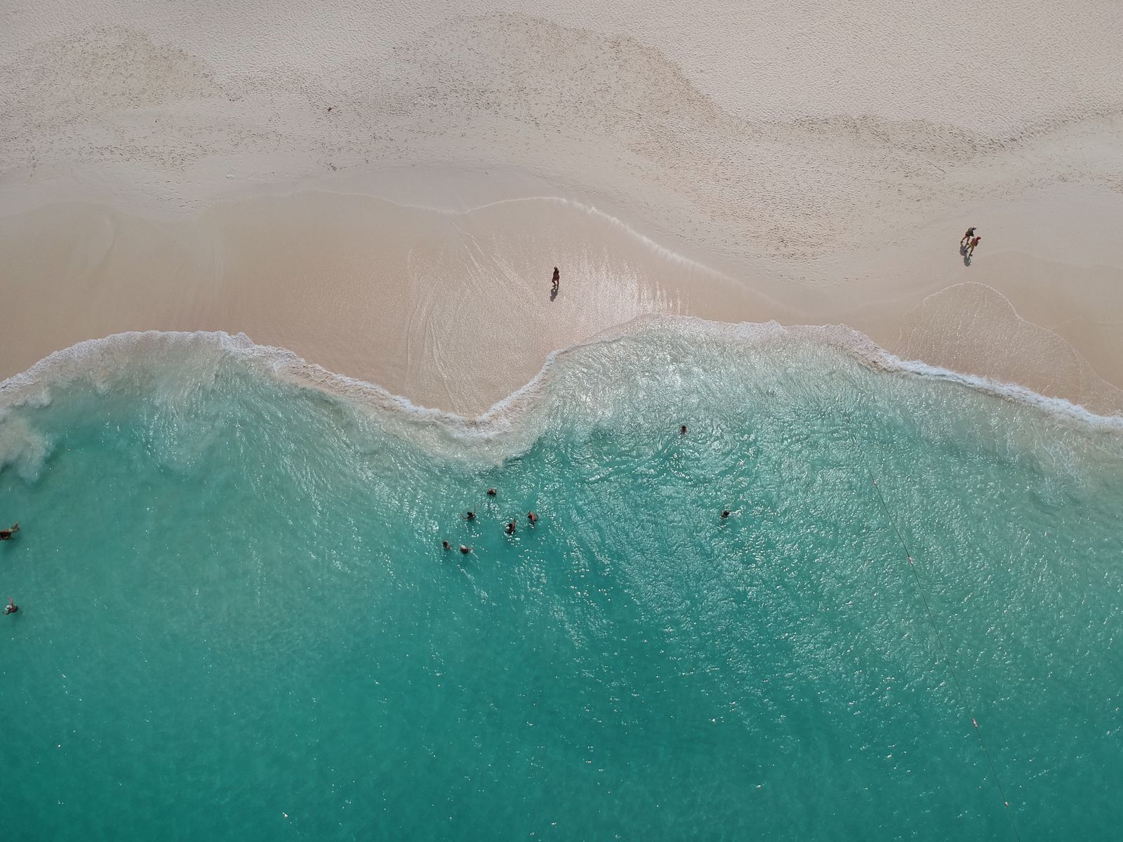 Aguas turquesas del Caribe