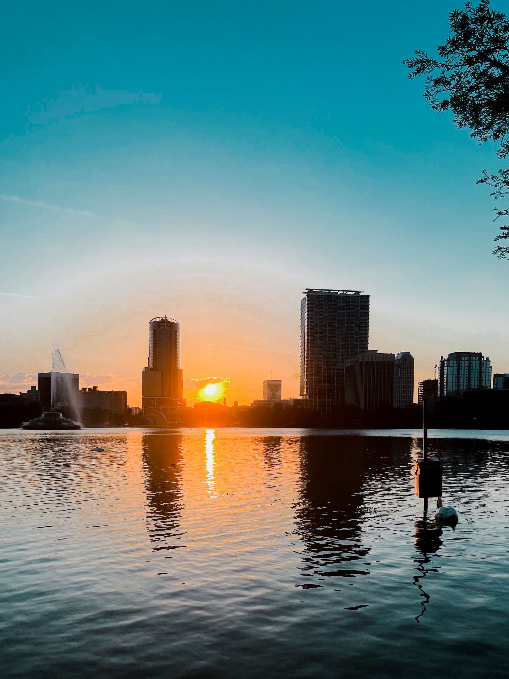 Atardecer sobre Orlando